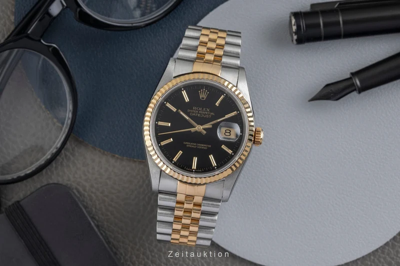 Rolex Datejust steel / gold automatic men's watch 16233 LP: 15350EUR [2603821]
