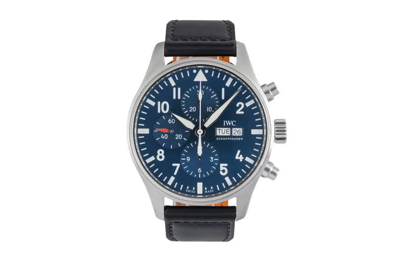 IWC Fliegerchronograph chronograph steel automatic men's watch IW377714 [2604087]