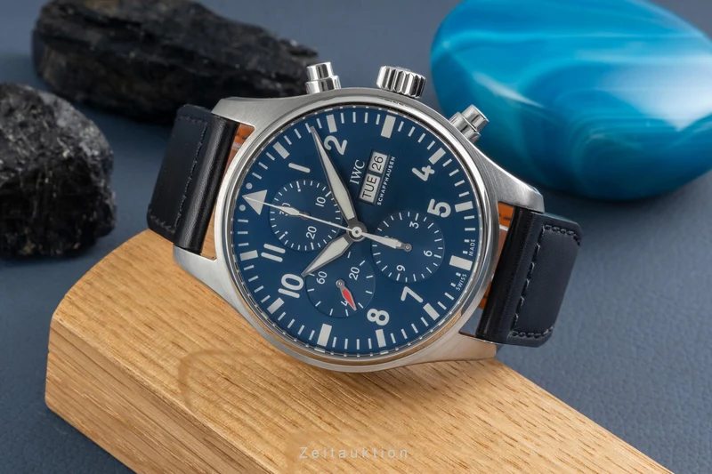 IWC Fliegerchronograph chronograph steel automatic men's watch IW377714 [2604087]