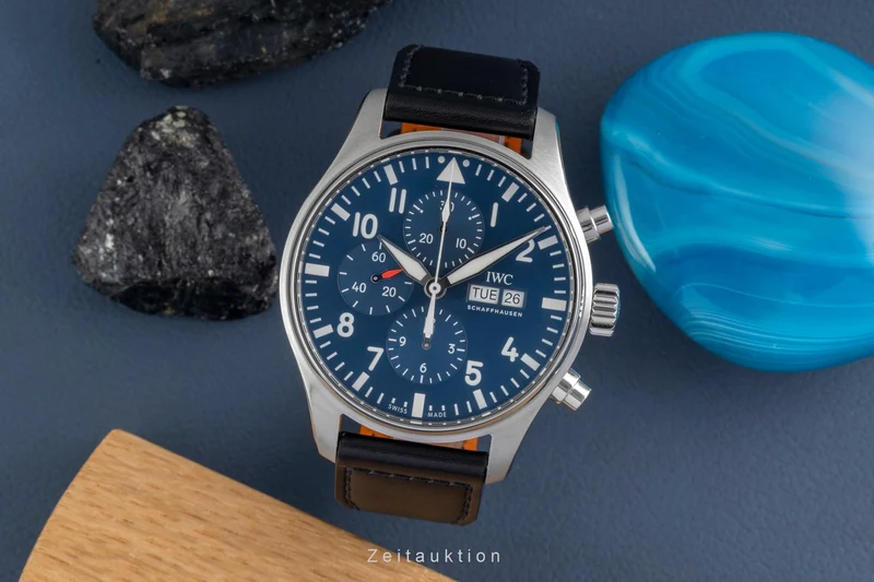 IWC Fliegerchronograph chronograph steel automatic men's watch IW377714 [2604087]