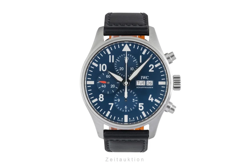 IWC Fliegerchronograph chronograph steel automatic men's watch IW377714 [2604087]
