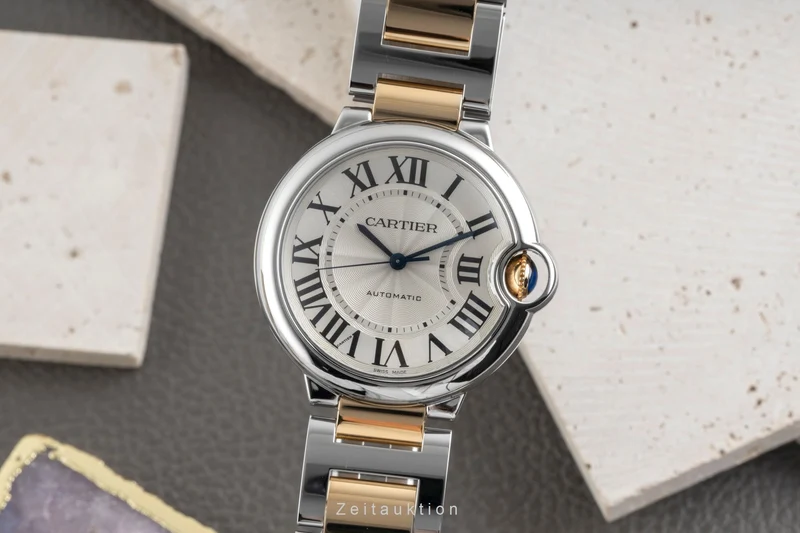 Cartier Ballon Bleu de Cartier steel / gold automatic men's watch W2BB0012 [2603562]
