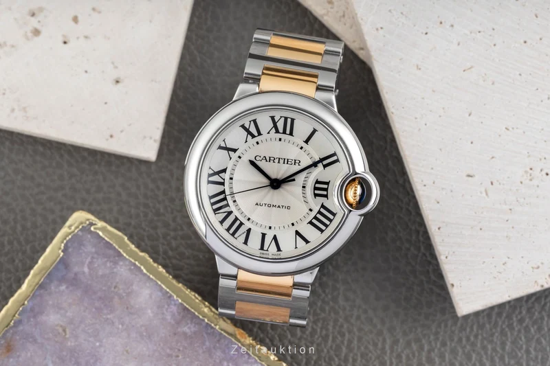 Cartier Ballon Bleu de Cartier steel / gold automatic men's watch W2BB0012 [2603562]