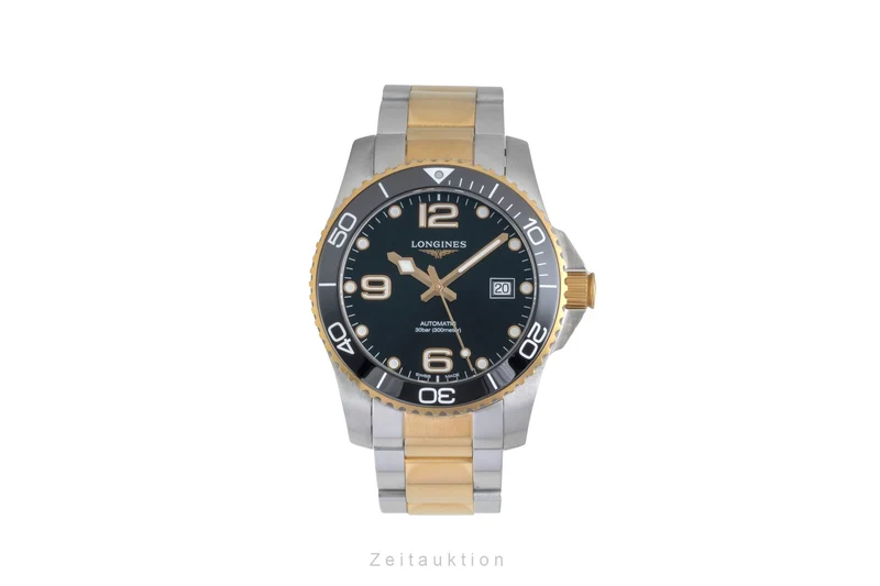 Longines Hydro Conquest gilt / steel automatic men's watch L3.781.3.56.7 [2603599]