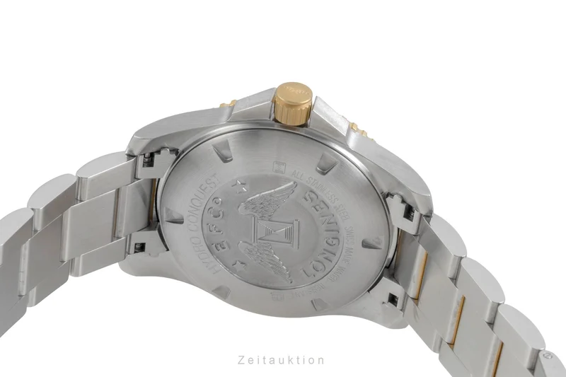 Longines Hydro Conquest gilt / steel automatic men's watch L3.781.3.56.7 [2603599]