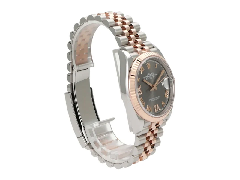 Rolex Datejust 36 126231 Rhodium Römisch Diamant Jubile-Band