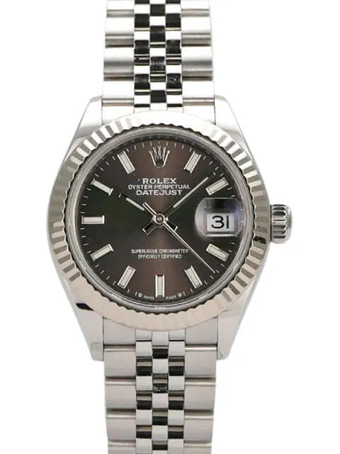 Rolex Datejust 28 279174 Grau Jubile-Band