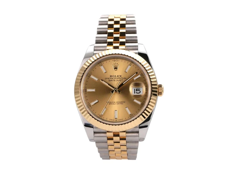 Rolex Datejust 41 Edelstahl Gelbgold 126333 Champagner Jubile