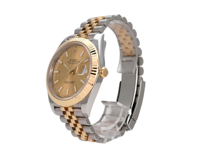 Rolex Datejust 41 Edelstahl Gelbgold 126333 Champagner Jubile