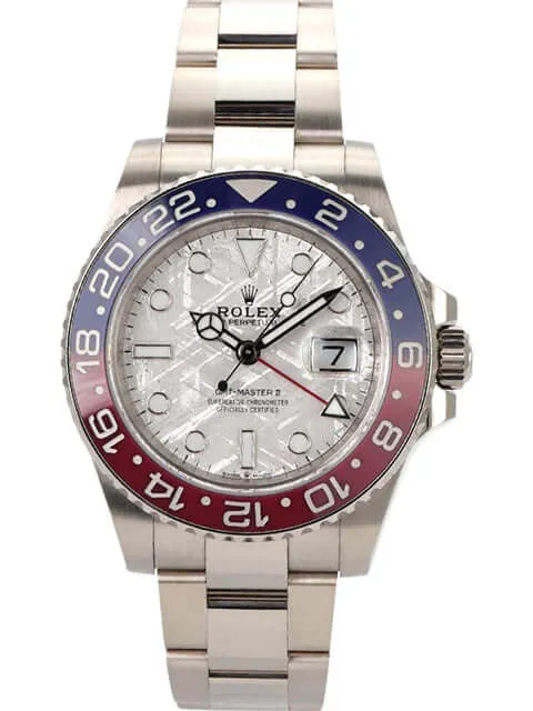 Rolex GMT Master II Weißgold 126719BLRO Meteorit