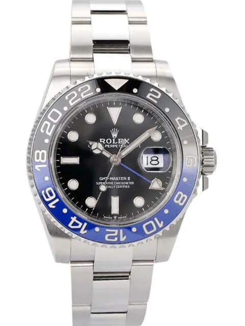 Rolex GMT-Master II Edelstahl 126710BLNR Oyster-Band
