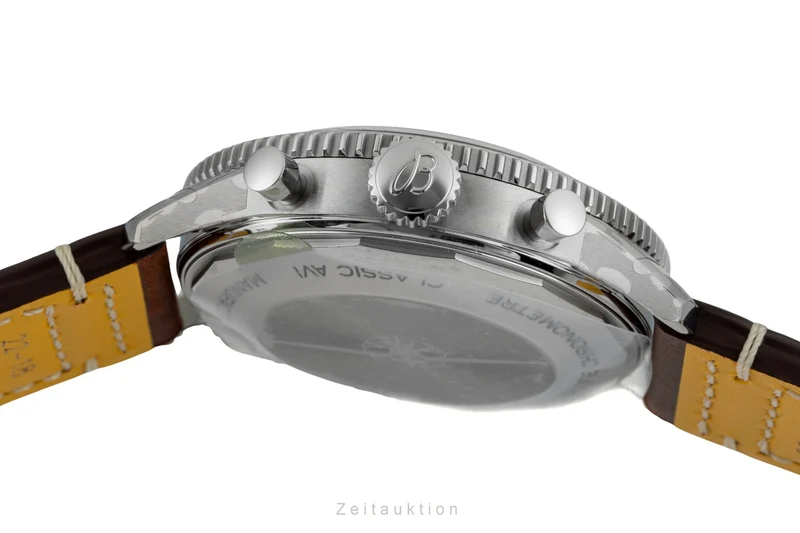 Breitling Avi chronograph steel automatic men's watch A233802A1L1X1 LP: 6000EUR [2603664]
