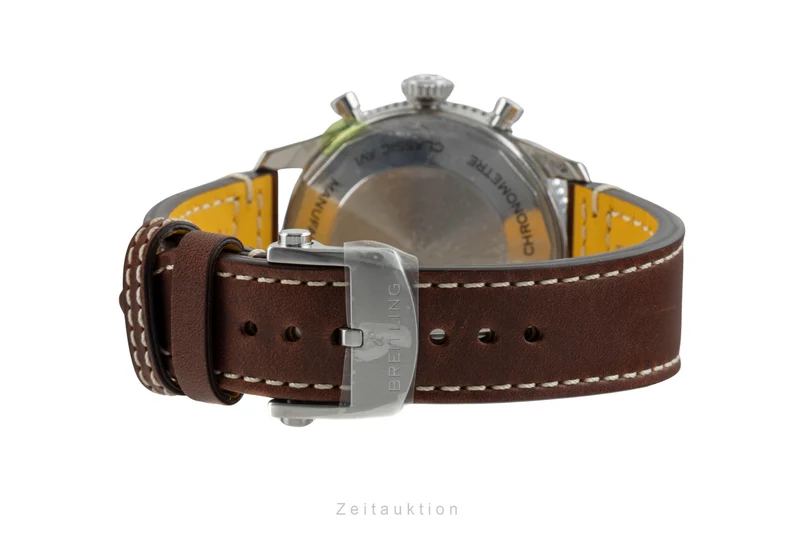 Breitling Avi chronograph steel automatic men's watch A233802A1L1X1 LP: 6000EUR [2603664]