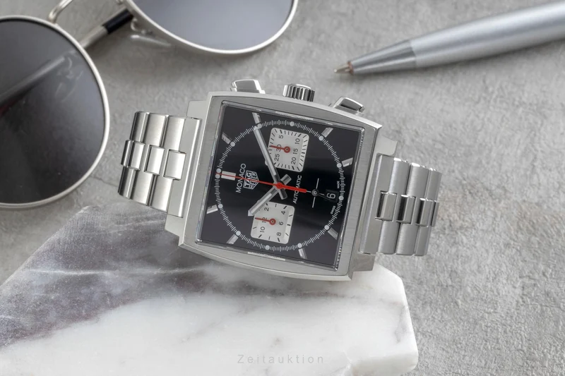 Tag Heuer Monaco chronograph steel automatic men's watch CBL2113.BA0644 LP: 7950EUR [2603449]