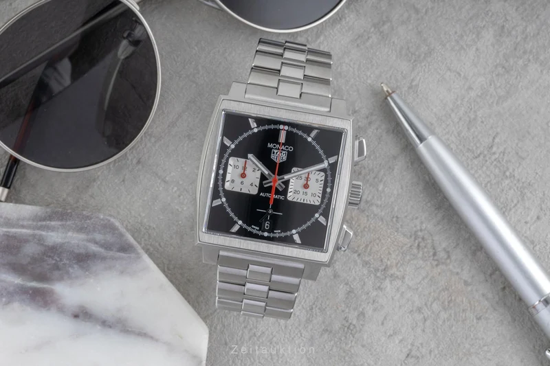 Tag Heuer Monaco chronograph steel automatic men's watch CBL2113.BA0644 LP: 7950EUR [2603449]