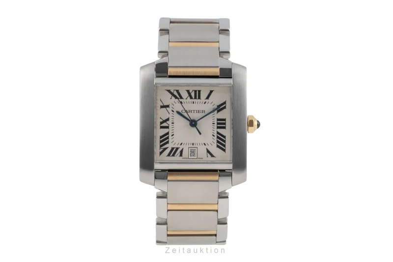 Cartier Tank Francaise steel / gold automatic unisex W51005Q4 [2603538]
