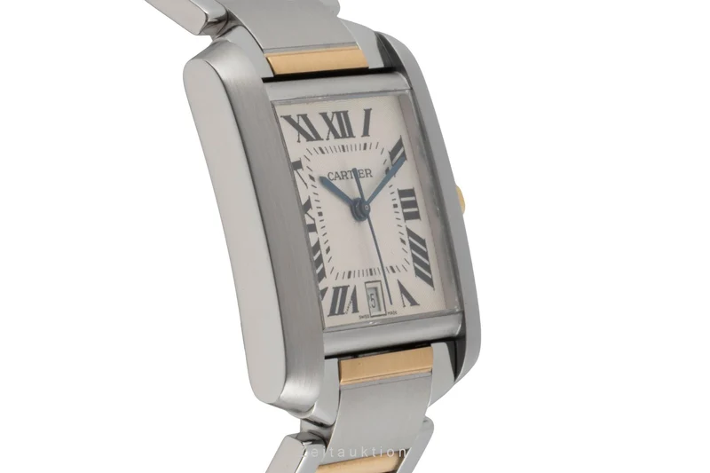 Cartier Tank Francaise steel / gold automatic unisex W51005Q4 [2603538]