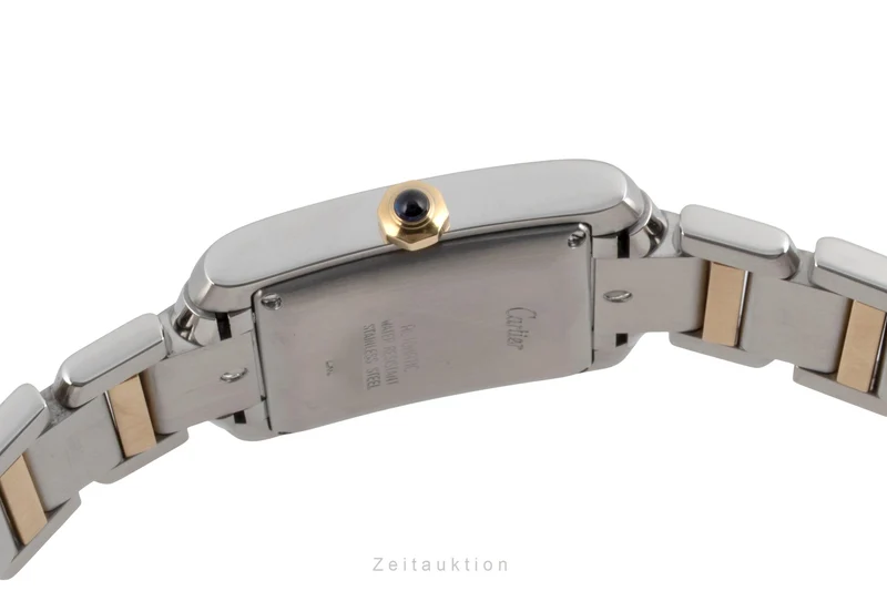 Cartier Tank Francaise steel / gold automatic unisex W51005Q4 [2603538]