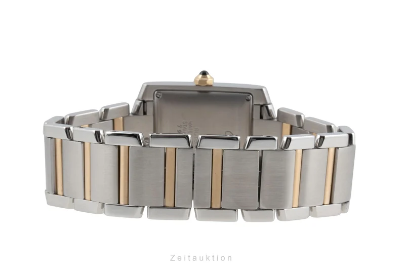 Cartier Tank Francaise steel / gold automatic unisex W51005Q4 [2603538]