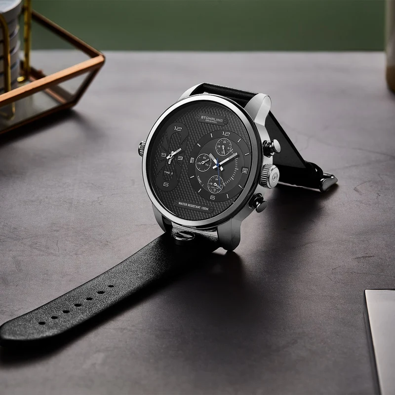 Stührling Global GMT 4052 Japanese Quartz 52mm