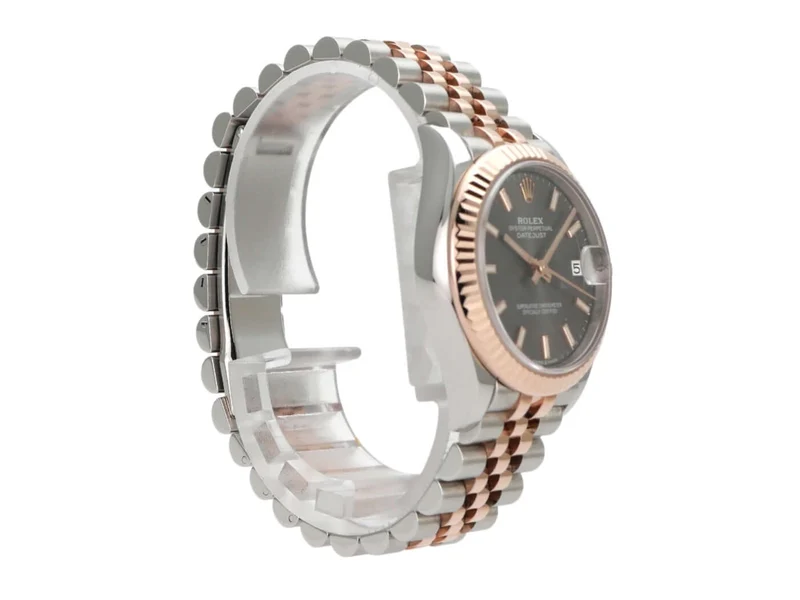 Rolex Datejust 31 Oystersteel Everose-Gold 278271 Grau Jubile-Band