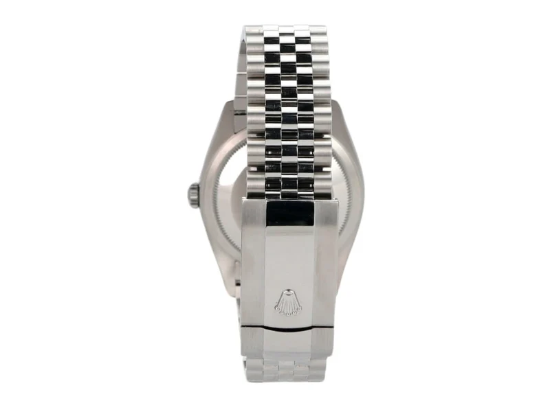 Rolex Datejust 36 Oystersteel Weißgold 126234 Schwarz Jubile-Band