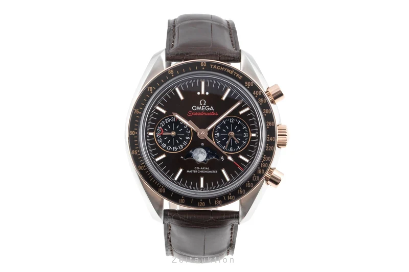Omega Speedmaster chronograph steel / gold automatic men's watch 304.23.44.52.13.001 LP: 17500EUR [2604129]