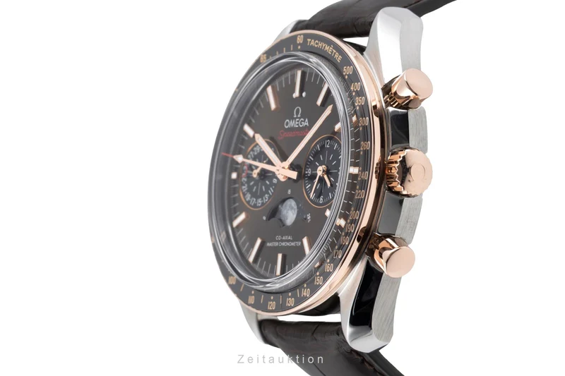 Omega Speedmaster chronograph steel / gold automatic men's watch 304.23.44.52.13.001 LP: 17500EUR [2604129]