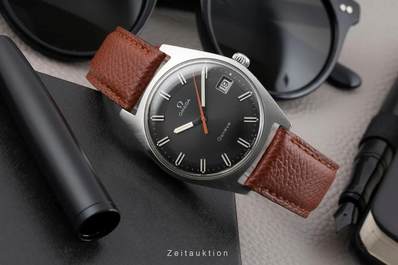 Omega Geneve steel manual winding men's watch 136.041 ST 136.0041 Vintage [2603931]