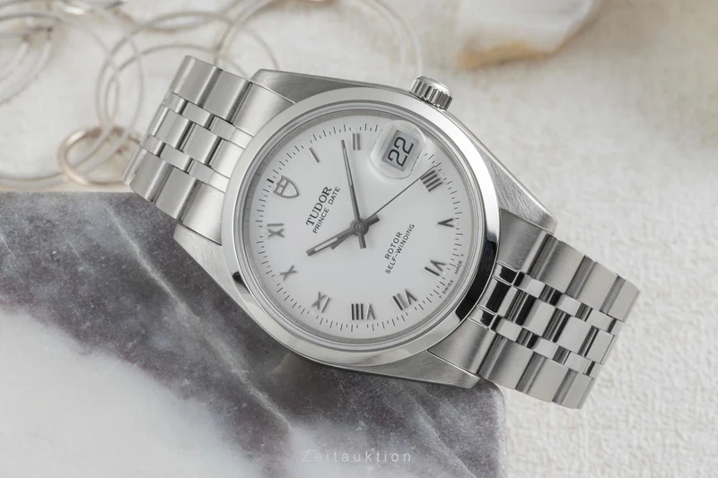 Tudor Prince Date steel automatic men's watch 74000N [2604390]