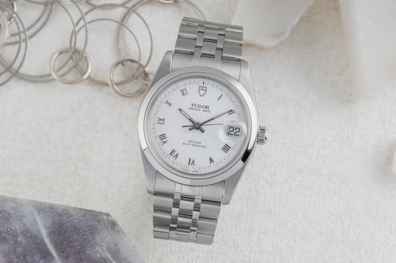 Tudor Prince Date steel automatic men's watch 74000N [2604390]