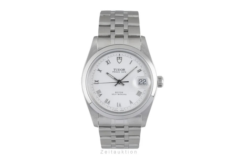 Tudor Prince Date steel automatic men's watch 74000N [2604390]