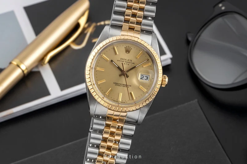 Rolex Date steel / gold automatic men's watch 15053 LP: 15350EUR [2604344]