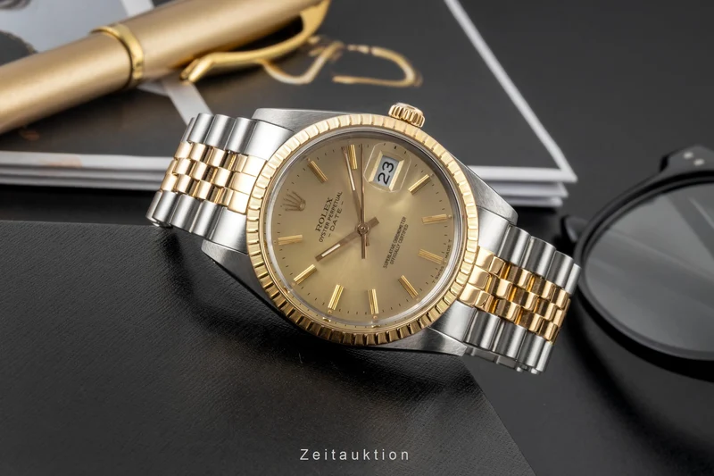 Rolex Date steel / gold automatic men's watch 15053 LP: 15350EUR [2604344]