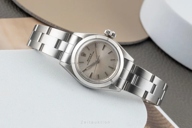 Rolex Oyster Perpetual steel automatic women's watch 6623 Vintage [2602478]