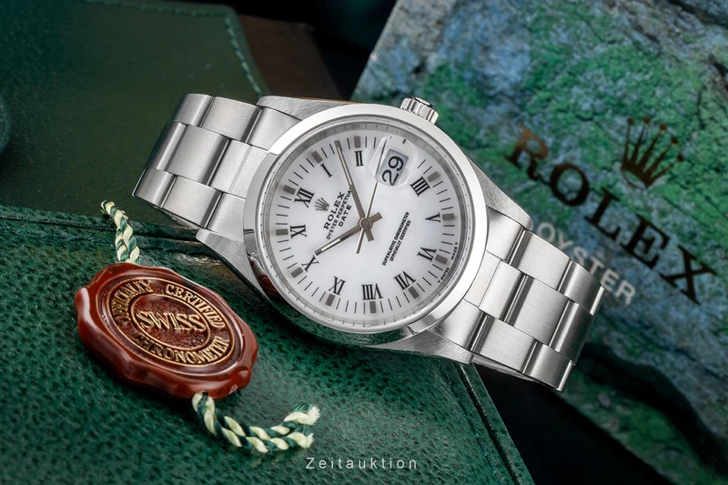Rolex Date steel automatic men's watch 15200 [2604330]