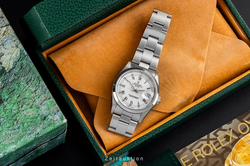Rolex Date steel automatic men's watch 15200 [2604330]