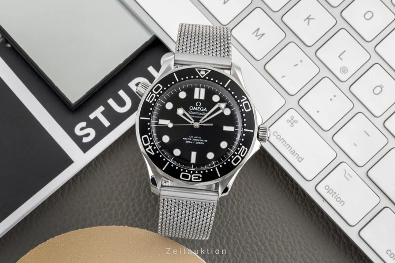 Omega Seamaster steel automatic men's watch 210.30.42.20.01.010 LP: 7100EUR [2604361]