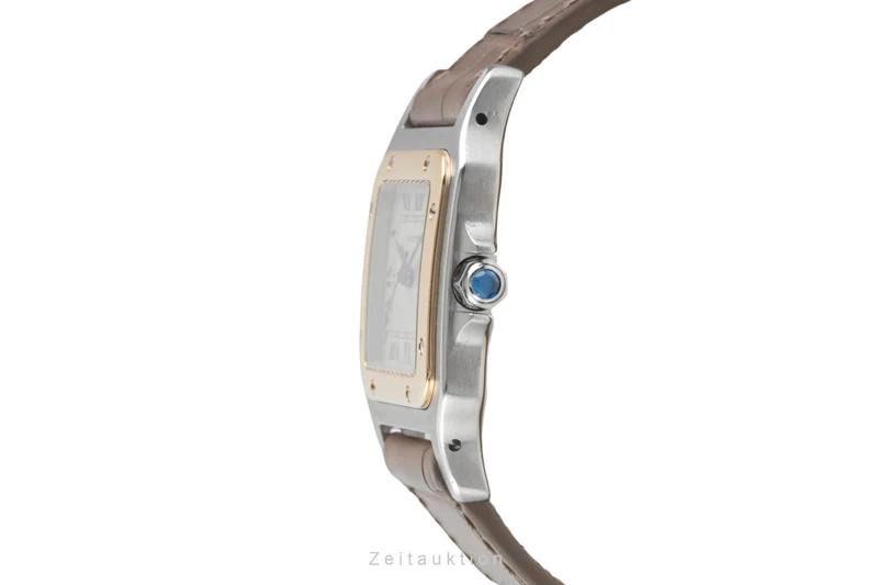 Cartier Santos steel / gold quartz women's watch W200114A [2600925]