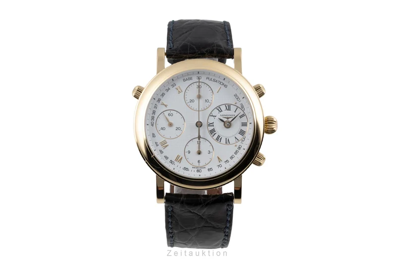 Longines Ernest Francillon chronograph 18 ct gold automatic men's watch L4.654.6 [2603902]