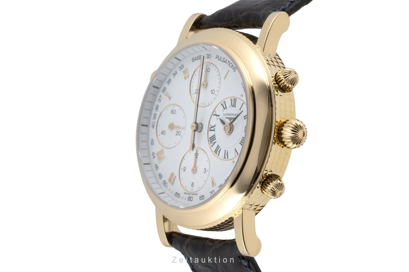 Longines Ernest Francillon chronograph 18 ct gold automatic men's watch L4.654.6 [2603902]