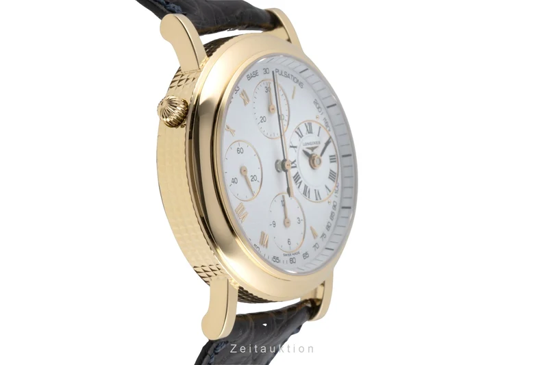Longines Ernest Francillon chronograph 18 ct gold automatic men's watch L4.654.6 [2603902]
