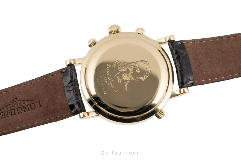 Longines Ernest Francillon chronograph 18 ct gold automatic men's watch L4.654.6 [2603902]