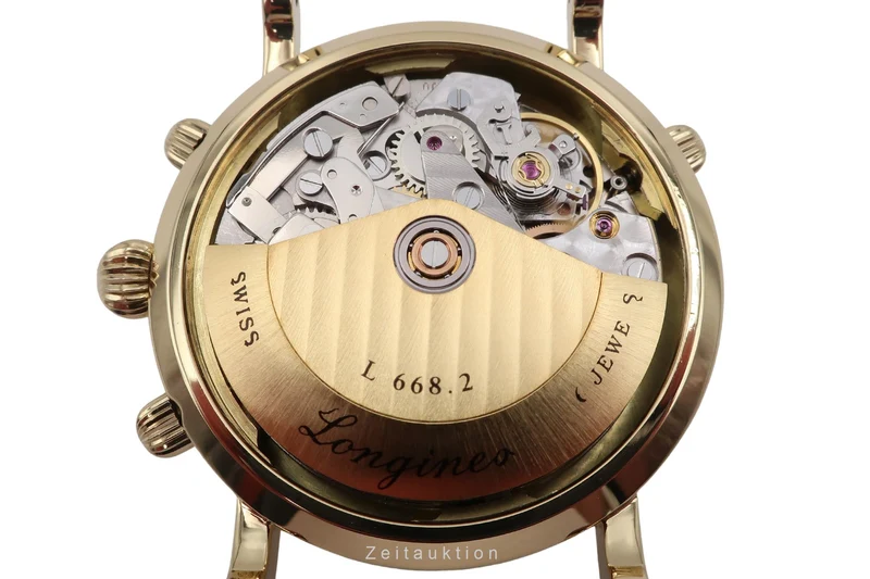 Longines Ernest Francillon chronograph 18 ct gold automatic men's watch L4.654.6 [2603902]