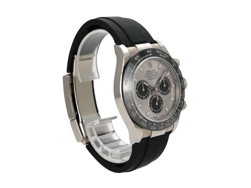 Rolex Daytona 116519LN Weißgold Oysterflex Grau