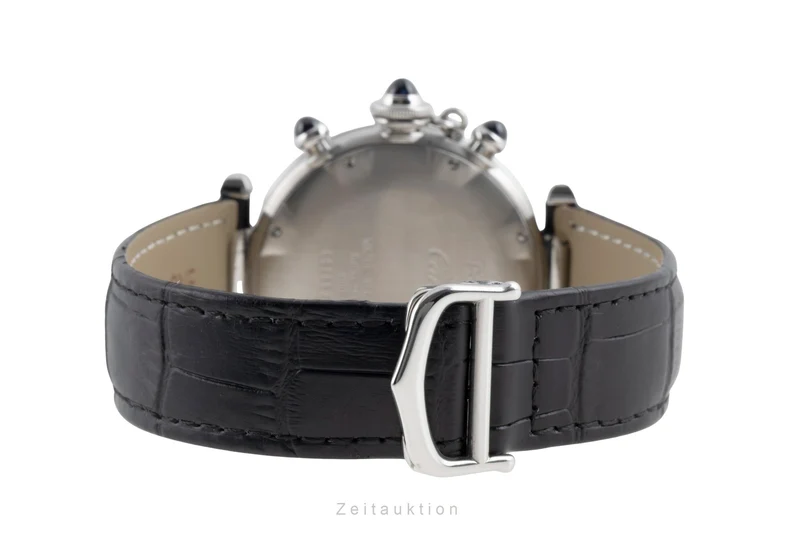 Cartier Pasha chronograph steel quartz men's watch W3101855 [2603612]