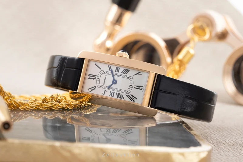 Cartier Tank Américaine 18 ct gold quartz women's watch WGTA0299 LP: 13700EUR [2604105]