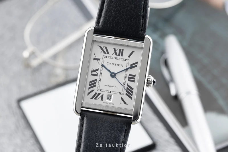 Cartier Tank steel automatic men's watch W5200027 [2603983]