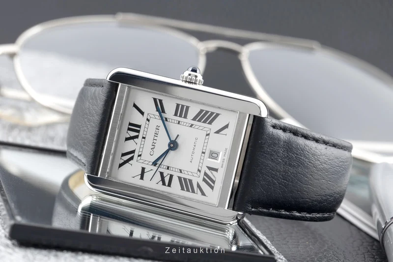 Cartier Tank steel automatic men's watch W5200027 [2603983]