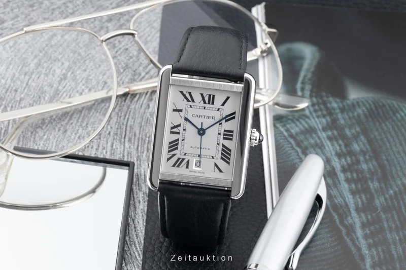 Cartier Tank steel automatic men's watch W5200027 [2603983]
